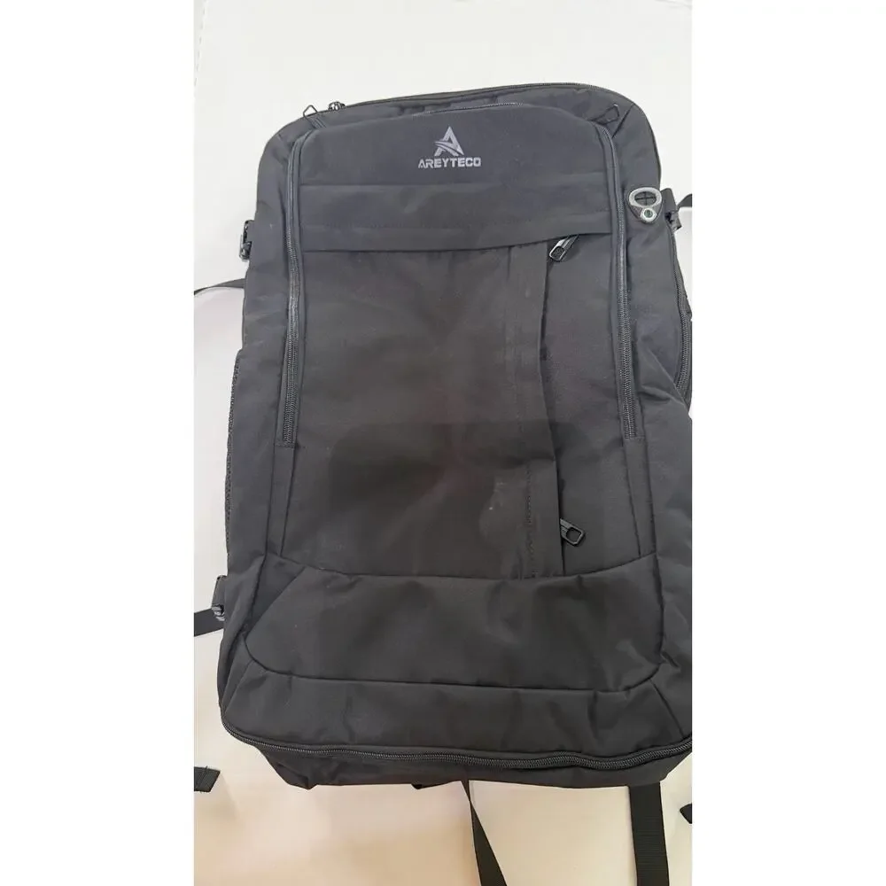 AREYTECO 50L Expandable Travel Backpack – Flight Approved Carry-On